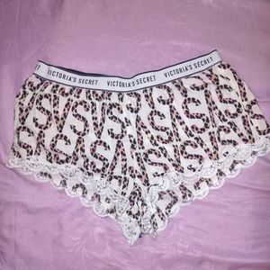 Victoria Secret Leopard print pajama shorts